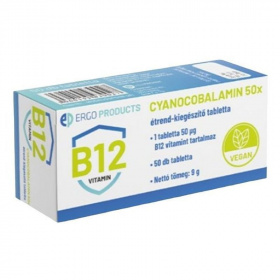 Ergo Products Cyanocobalamin (B12 vitamin) tabletta 50db