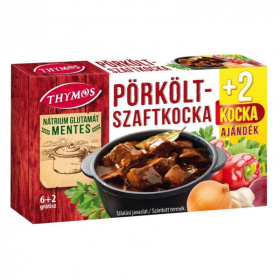 Thymos pörköltszaftkocka nátrium glutamát mentes 6+2 grátisz 80g