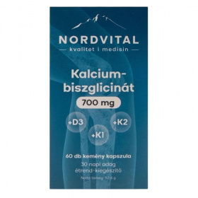 Nordvital Kalcium-Biszglicinát 75mg kapszula 60db