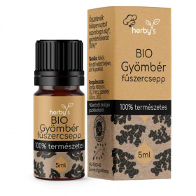 Herbys bio gyömbér fűszercsepp 5ml