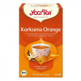 Yogi kurkuma-narancs bio filteres tea (17x2g) 17db