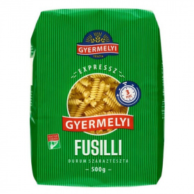 Gyermelyi expressz tészta fusilli 500g