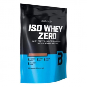 BioTechUSA Iso Whey Zero lactose free (banán) tejsavó fehérjepor 500g