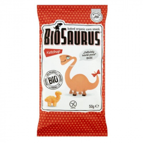 Biopont BioSaurus bio kukoricás snack - ketchupos Babe 50g