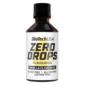 BioTechUSA Zero Drops (vanília) ízesítőcsepp 50ml