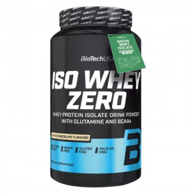 BioTechUSA Iso Whey Zero lactose free (fehércsokoládé) tejsavó fehérjepor 908g