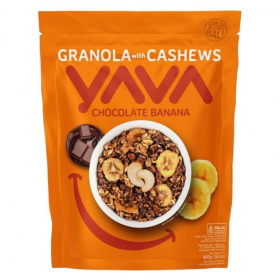 Yava granola csokoládé-banán 400g