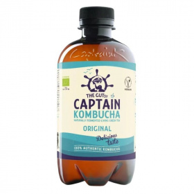 Captain Kombucha ital bio, zero gyömbér citrom 400ml