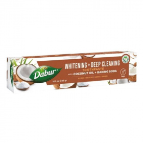 Dabur Whitening fogkrém kókuszolaj-szódabikarbóna 100ml