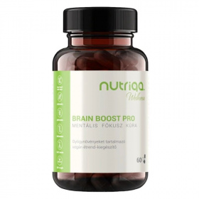 Nutriqa brain boost pro mentális fókusz kúra vegán kapszula 60db