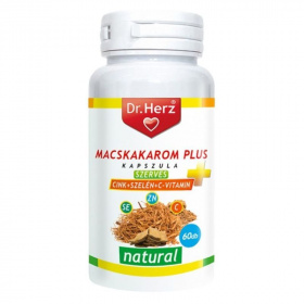 Dr. Herz Macskakarom+Szerves Cink+Szelén+C-vitamin kapszula 60db