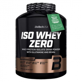 BioTechUSA Iso Whey Zero lactose free (caffé latte) tejsavó fehérjepor 2270g