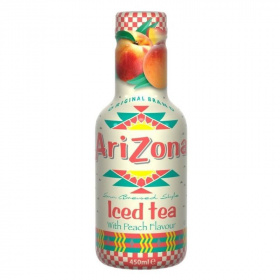 Arizona fekete tea barack 450ml