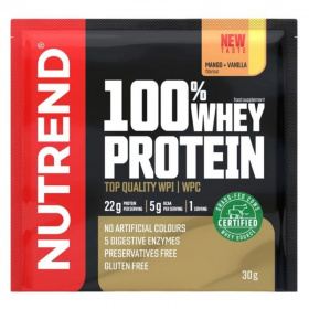 Nutrend 100% whey protein mango vanilla 30g