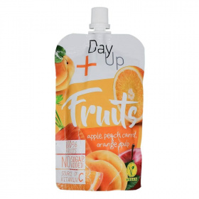 Day Up fruits almapüré barackkal, sárgarépával, narancsdarabokkal és c-vitaminnal 100g