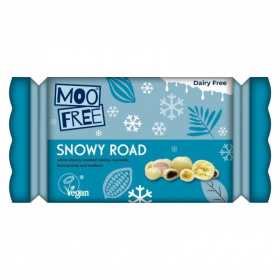 Moo free snowy road tejmentes fehércsokidrazsé 100g