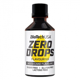 BioTechUSA Zero Drops (sajttorta) ízesítőcsepp 50ml