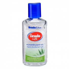 BradoLife kézfertőtlenítő gél - aloe vera 50ml