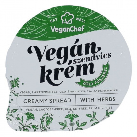 Veganchef kenhető növényi krém (zöldfűszeres) 150g