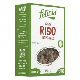 Felicia bio gluténmentes barnarizs száraztészta - orsó (fusilli) 250g