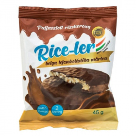 Rice-ler puffasztott rizskorong tejcsokoládéba mártva 45g