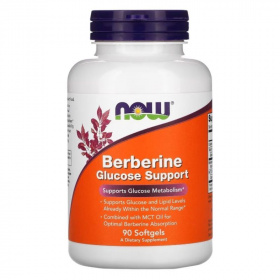 Now Berberine Glucose support lágyzselatin kapszula 90db