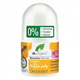 Dr.Organic Alumíniummentes golyós dezodor bioaktív méhpempővel 50ml