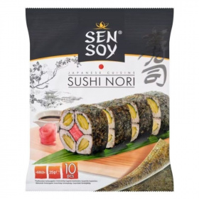 Sen soy sushi nori tengeri algalapok 25g