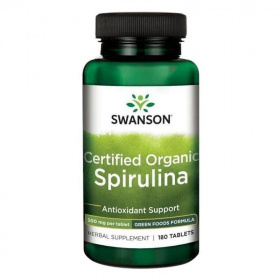 Swanson Spirulina alga tabletta 180db