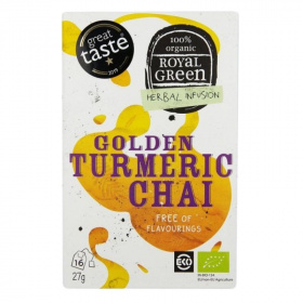 Royal green bio tea chai kurkumás 16db