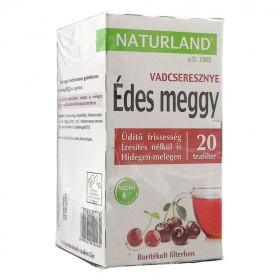 Naturland édes meggy-vadcseresznye gyümölcstea 20db