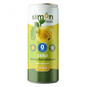 Simon gyümölcs fresh alma-birsfröccs szénsavas üditőital 330ml