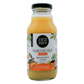 DÉR Juice narancslé - alma (100%) 330ml