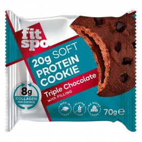 Fitspo protein süti 20g protein, 8g kollagén tripla csoki ízesítéssel 70g