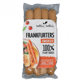 Well-Well vegán frankfurti füstölt négyes 180g