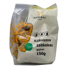 Natural zabkeksz kókusszal és gojival 150g