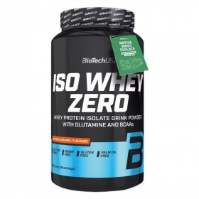 BioTechUSA Iso Whey Zero lactose free (sós karamell) tejsavó fehérjepor 908g