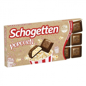 Schogetten tejcsokoládé popcorn 100g