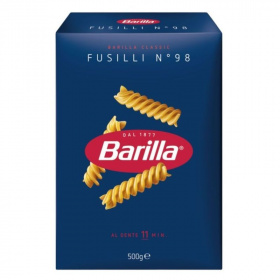 Barilla tészta fusilli n.98 500g